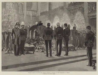 Trauergottesdienst für den verstorbenen Prinz Charles von Preußen, in der Domkirche, in Berlin